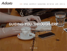 Tablet Screenshot of adaxa.com